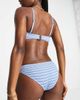 Accessorize Accessorize textured bikini bottom in blue stripe-Blues - 2
