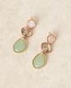 Accessorize Accessorize triple stone drop earring in multi - 2