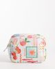 Accessorize Accessorize vacation print quilted makeup bag in multi - 1