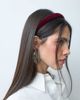 Accessorize Accessorize velvet headband in burgundy-RED - 3