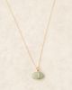 Accessorize Accessorize Z aventurine pebble pendant necklace in 14k gold plated - 2