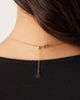 Accessorize Accessorize Z aventurine pebble pendant necklace in 14k gold plated - 3