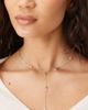 Accessorize Accessorize Z aventurine y-lariat necklace in 14k gold plated - 1