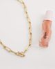 Accessorize Accessorize Z collection molten link t-bar necklace in 14kt gold plated - 2