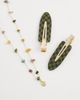 Accessorize Accessorize Z collection multi stationed stone necklace in 14kt gold plated - 2