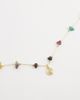 Accessorize Accessorize Z collection multi stationed stone necklace in 14kt gold plated - 4