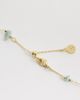 Accessorize Accessorize Z collection pink and green stationed starfish necklace in 14kt gold plated - 3