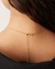 Accessorize Accessorize Z faux coin spinner pendant necklace in 14k gold plated - 3
