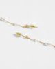 Accessorize Accessorize Z faux pearl chain drop earrings in 14kt gold plated - 3