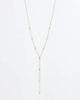 Accessorize Accessorize Z sparkle lariat chain necklace in 14k gold plated - 1