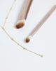 Accessorize Accessorize Z sparkle lariat chain necklace in 14k gold plated - 2