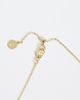 Accessorize Accessorize Z sparkle lariat chain necklace in 14k gold plated - 3