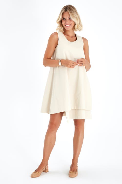Accouchée Accouchée Amaze Sleeveless Cotton Maternity/Nursing Swing Dress