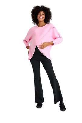 Accouchée Accouchée Let Loose Crossover Long Sleeve Maternity/Nursing Knit Top