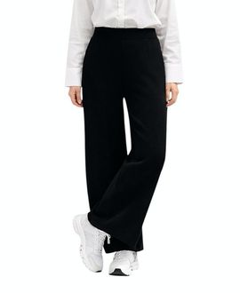 Accouchee Accouchee Cool Knit Flexible Waist Palazzo Pants