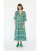 Ace & Jig Ace & Jig Dani Cross Front Midi Dress - 1
