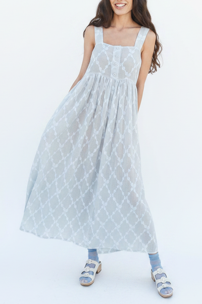 Ace & Jig Ace & Jig Gabby Button-up Ankle Length Dress