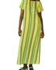 Ace & Jig Ace & Jig Mette Button Back Belted A-line Maxi Dress - 1
