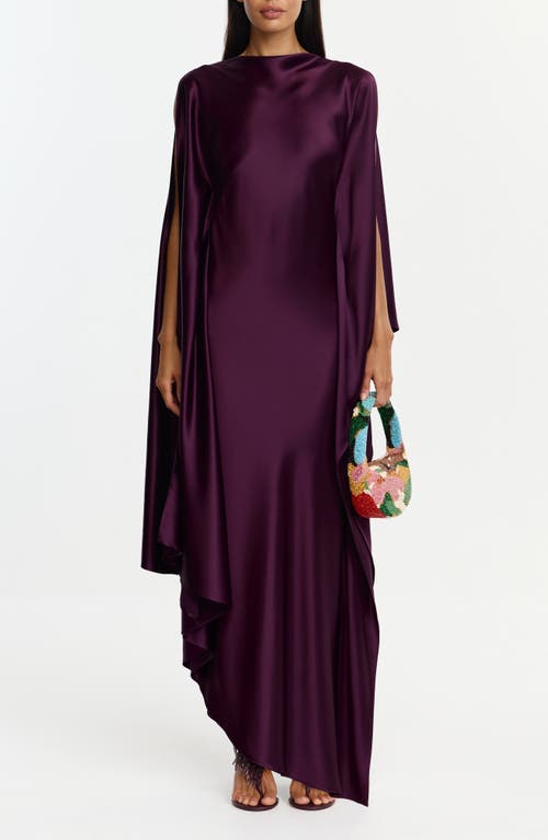 Acler Acler Jarvis Long Sleeve Satin Gown