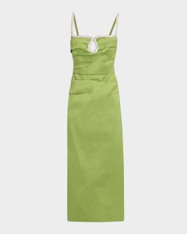Acler Astonhall Embellished Midi Dress