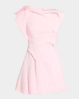 Acler Borra Sculptural Mini Dress
