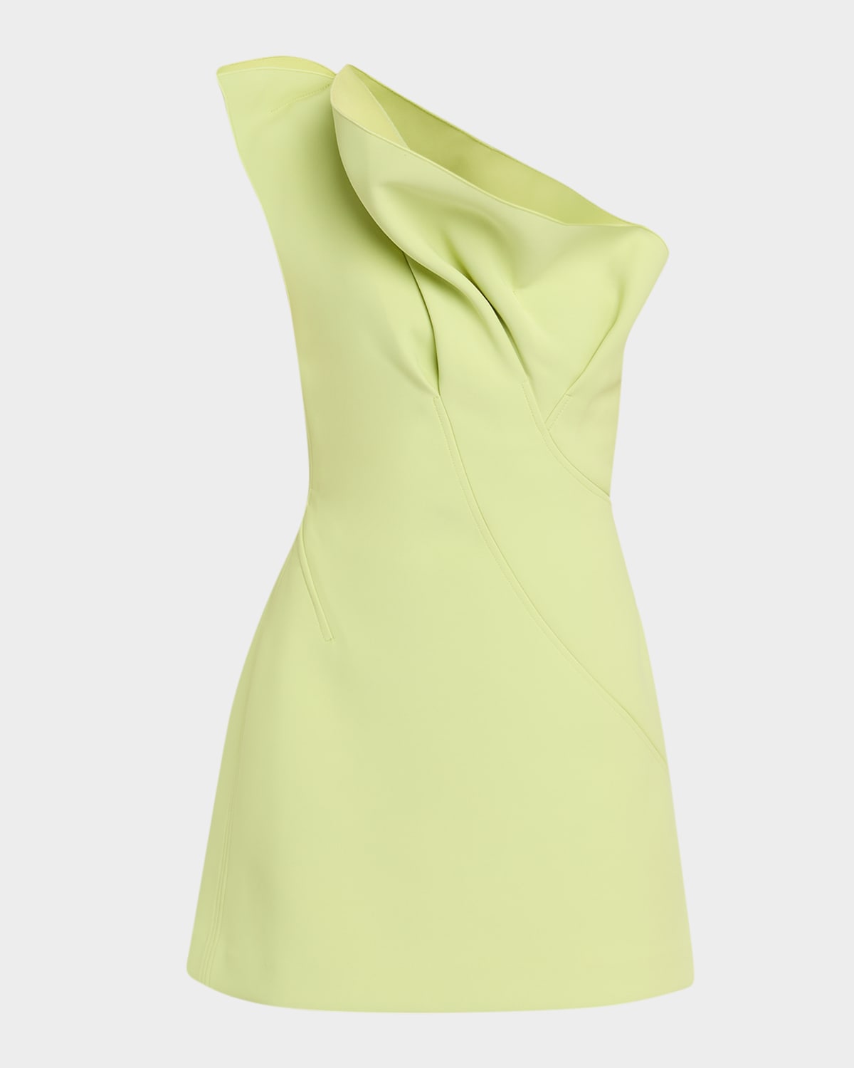 Acler Lugano One-Shoulder A-Line Mini Dress
