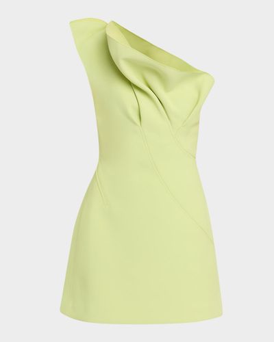 Acler Lugano One-Shoulder A-Line Mini Dress