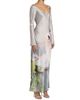 Acler Women's Callaly Swan Satin Scoopneck Maxi Dress - 4