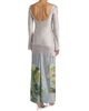 Acler Women's Callaly Swan Satin Scoopneck Maxi Dress - 5