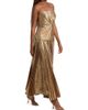 Acler Women's Fintry Metallic Pleated Gown - 2