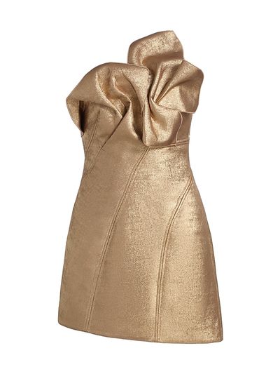 Acler Women's Finwood Metallic Minidress