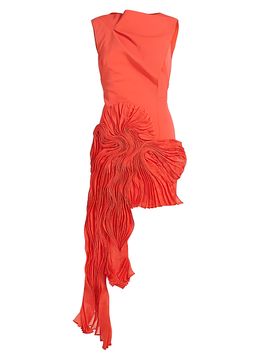 Acler Women's Forever Young Aberleigh Organza-Drape Minidress
