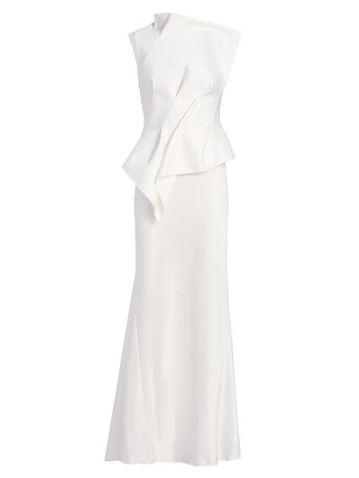 Acler Women's Forever Young Harty Satin Draped Gown