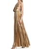 Acler Women's Forever Young Pullford Metallic Pleated Gown - 4
