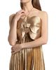 Acler Women's Forever Young Pullford Metallic Pleated Gown - 6