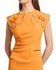 Acler Women's Koda Floral Cut-Out Crepe Sheath Midi-Dress - 6