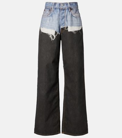 Acne Studios Acne Studios 1981 chalk stripe wide-leg jeans