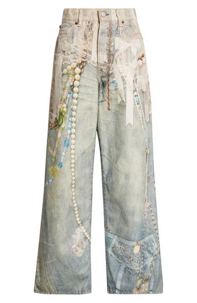 Acne Studios Acne Studios 1981 Loose Fit Trompe l'Oeil Jeans