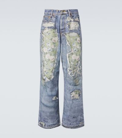 Acne Studios Acne Studios 1981 trompe l’œil wide-leg jeans