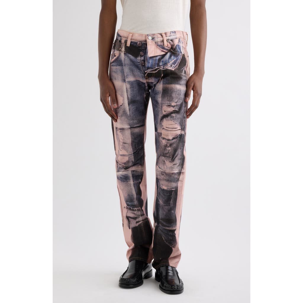 Acne Studios Acne Studios 1996M Trompe l'Oeil Straight Leg Jeans