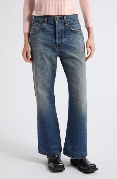 Acne Studios Acne Studios 2021F Mid Blue Wide Leg Jeans 