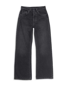 Acne Studios Acne Studios 2021F Mid Rise Wide Leg Jeans in Black