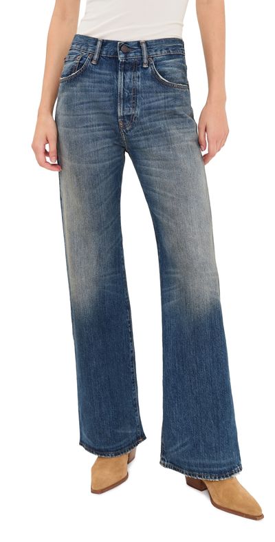 Acne Studios Acne Studios 2021F Regular Fit Jeans Mid Blue