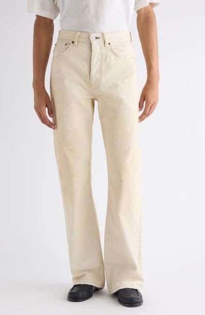 Acne Studios Acne Studios 2021M Trafalgar Paint Splattered Flare Jeans