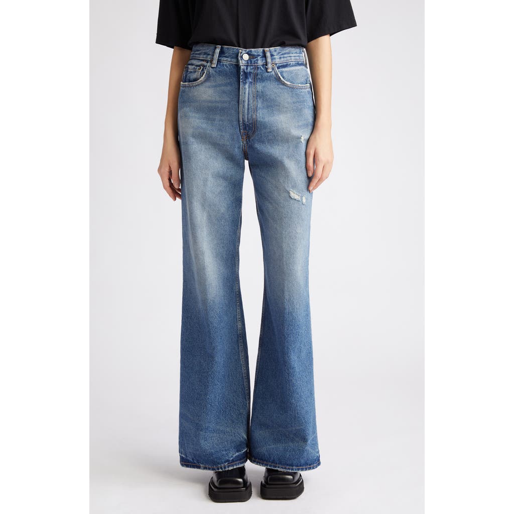Acne Studios Acne Studios 2022 Organic Cotton Denim Wide Leg Jeans