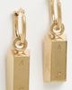 Acne Studios Acne Studios Aldar Earrings Semi Matte Gold One - 2