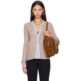 Acne Studios Acne Studios Beige & Blue Layered Silk-Wool Cardigan