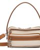 Acne Studios Acne Studios Beige & Brown Camero Party Canvas Bag - 1