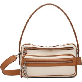 Acne Studios Acne Studios Beige & Brown Camero Party Canvas Bag