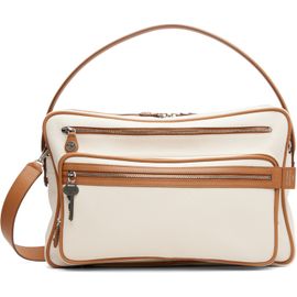 Acne Studios Acne Studios Beige & Tan Camero Camera Canvas Bag